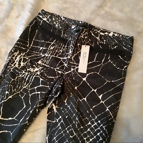 Yansi Fugel Crackle Print Pants - Picture 1 of 11